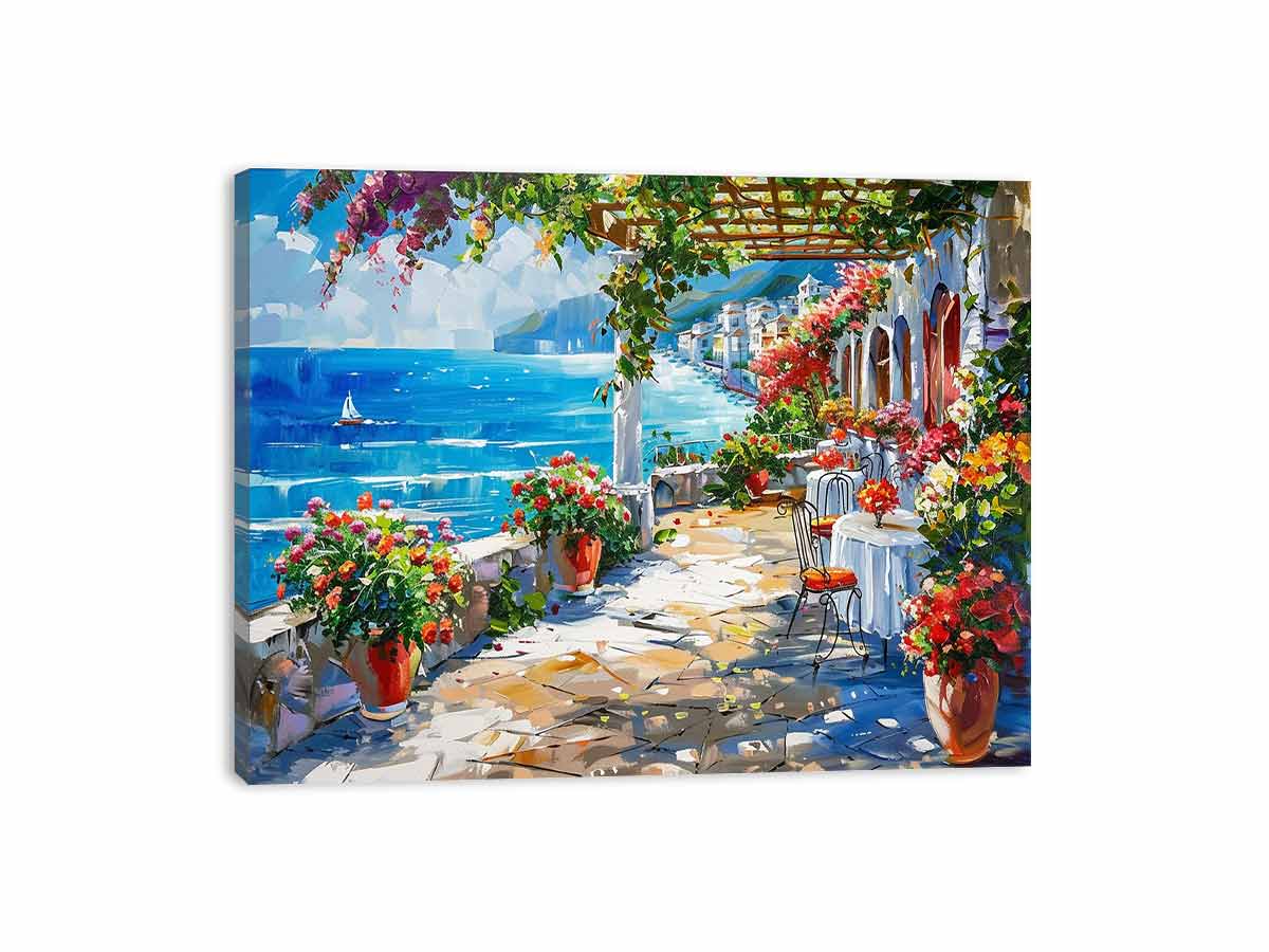 Mediterranean Canvas Painting Artwork-3
